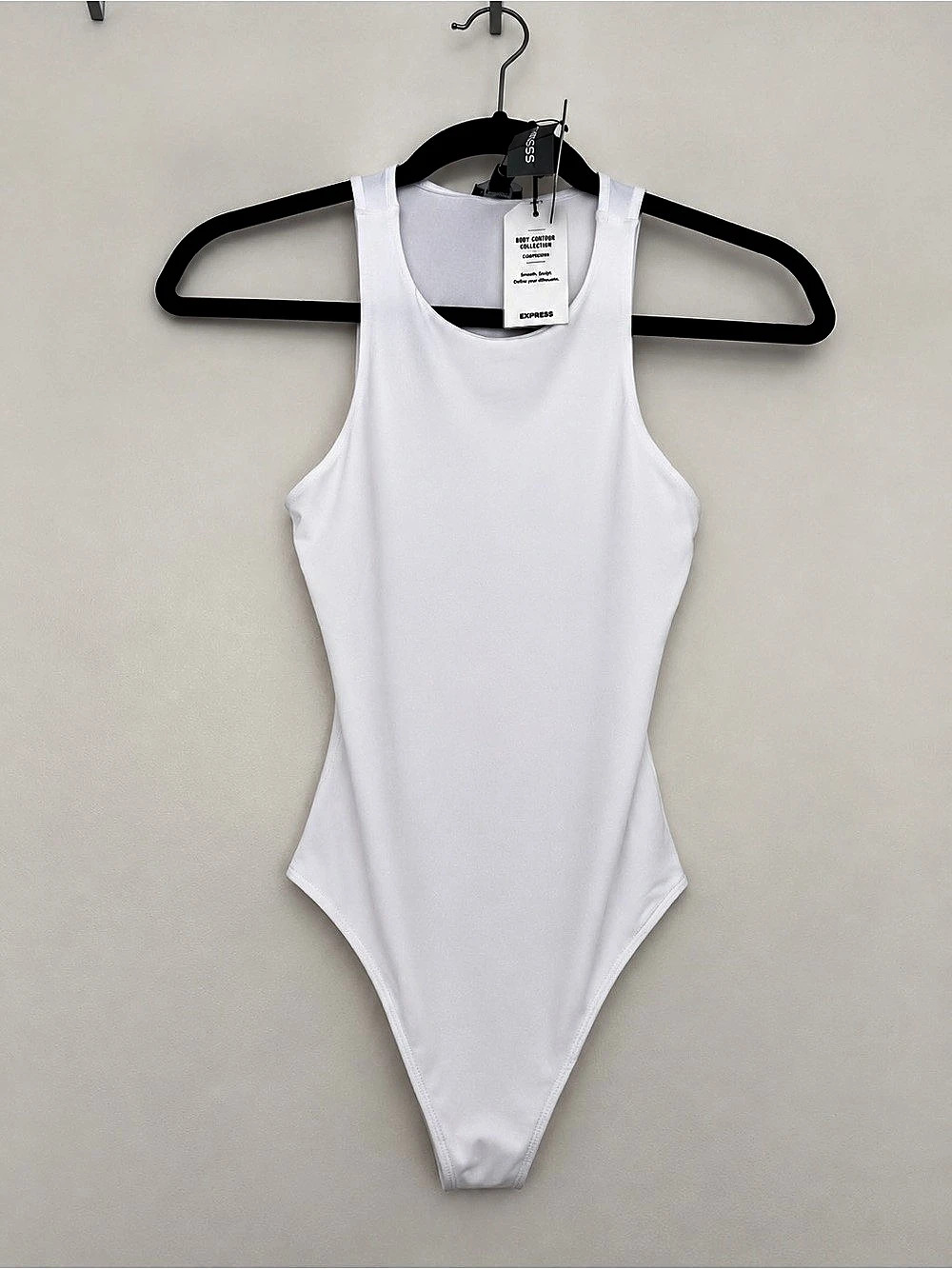 Express white bodysuit- XS